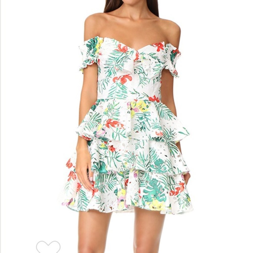 Nwt Caroline Constas Helena Dress L